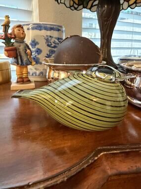 Iittala Finland Art Glass Bird Figurine – Oiva Toikka Style